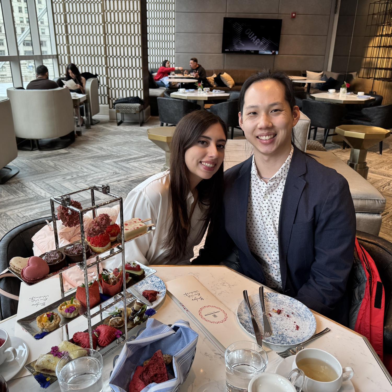 First Valentine’s Day as an engaged couple <3