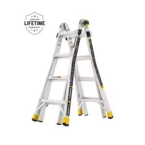 18 ft Reach Aluminum Multi-Position Ladder