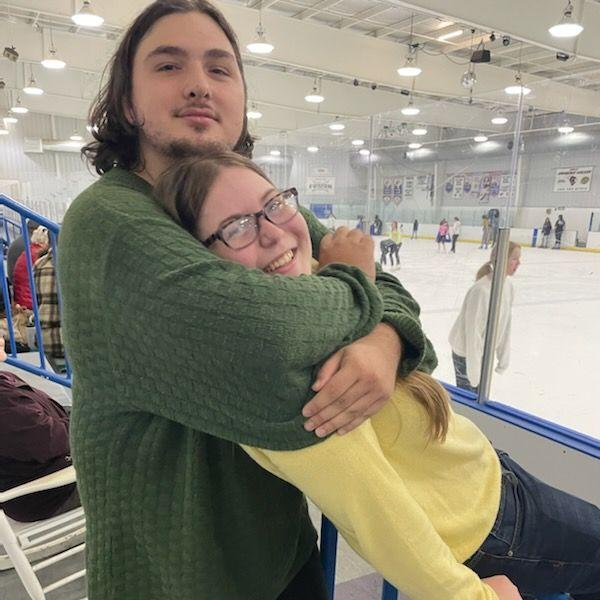 We went ice skating for his birthday in 2022