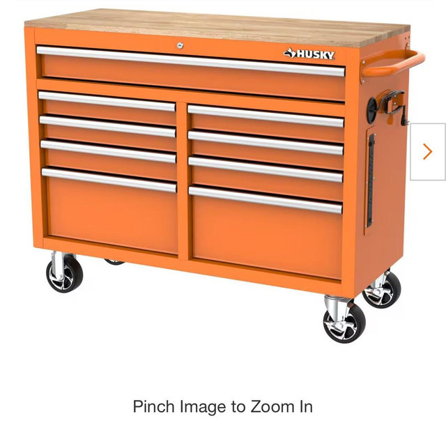 Husky Workbench in Gloss Orange