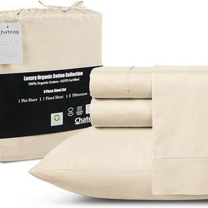 Organic Cotton Queen Sheet Set - Ivory