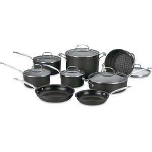 Cuisinart - Chef's Classic Nonstick Hard-Anodized 14 Piece Cookware Set