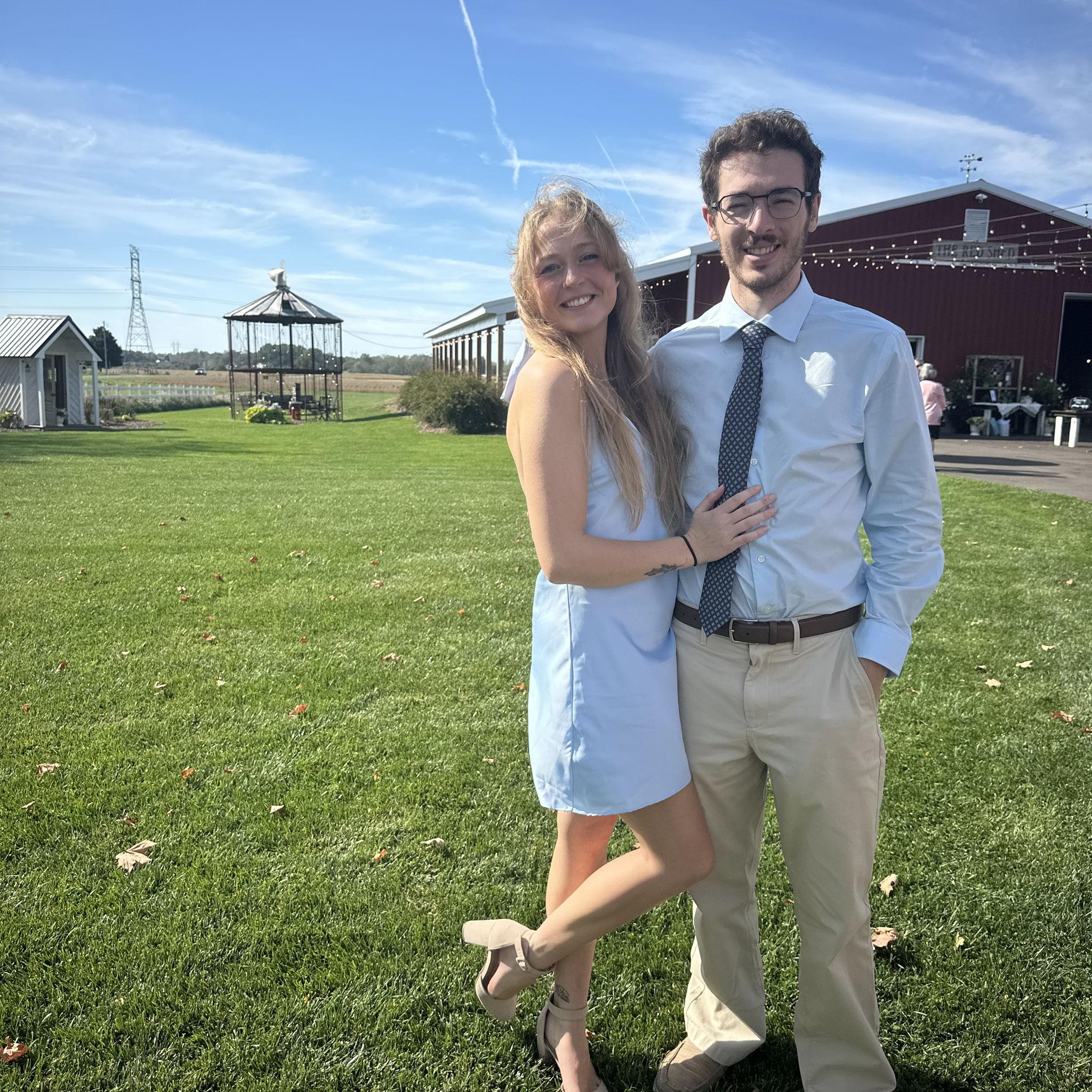 10/5/2025 -The last wedding we would attend before our own (Shoutout to Adryn and Hannah Byl)