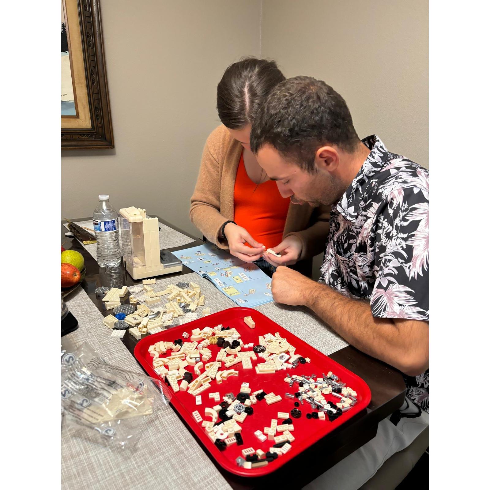 Random date ideas by me.... definitely team work in legos...