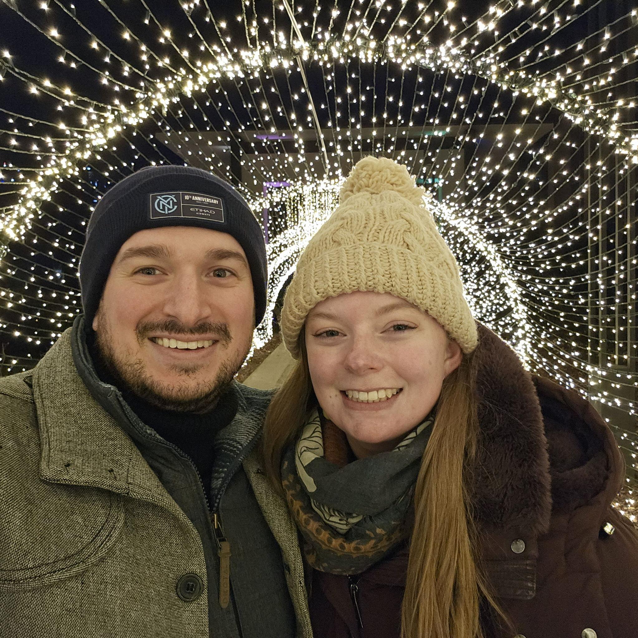 Christmas at the botanical gardens in Atlanta