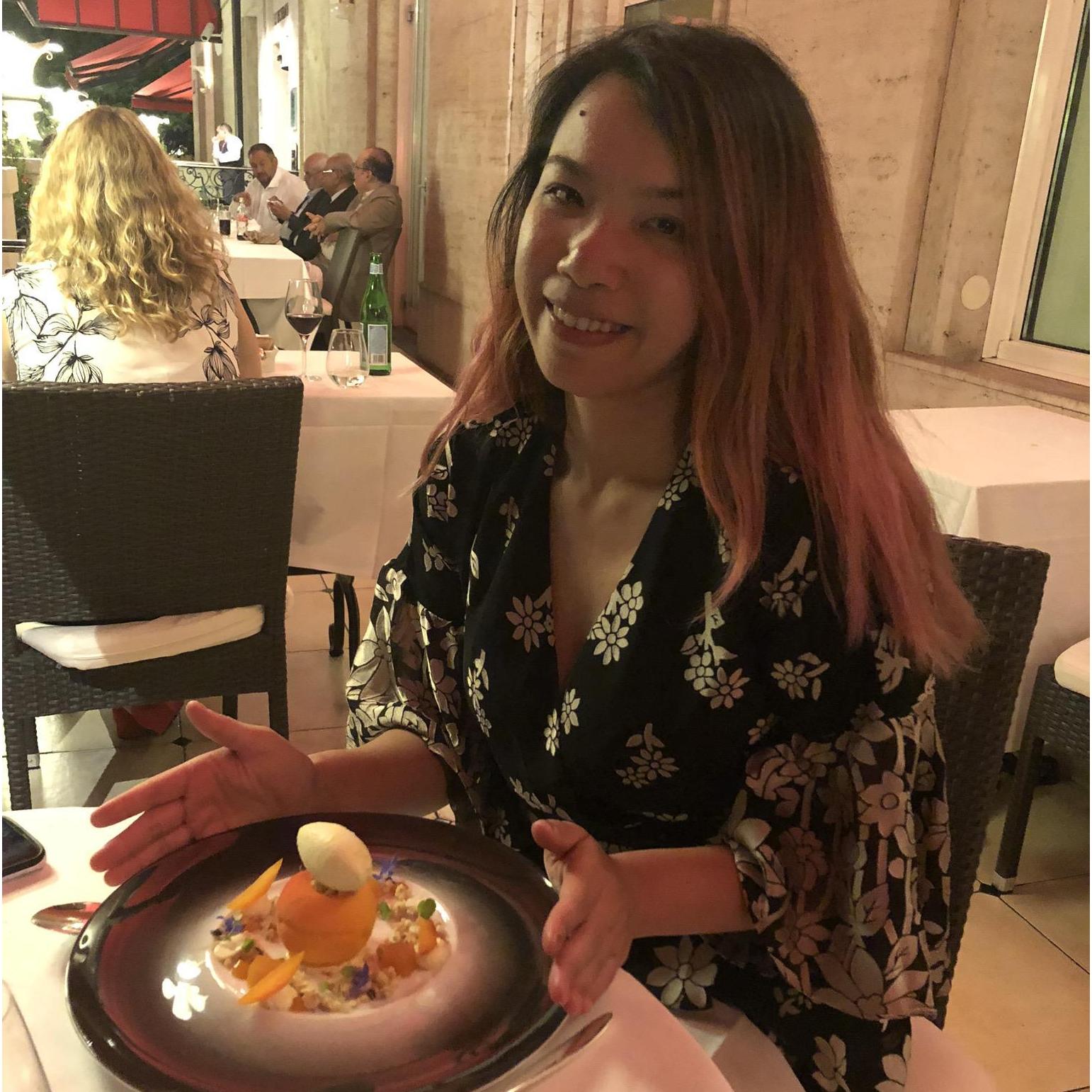 A Michelin-star dessert