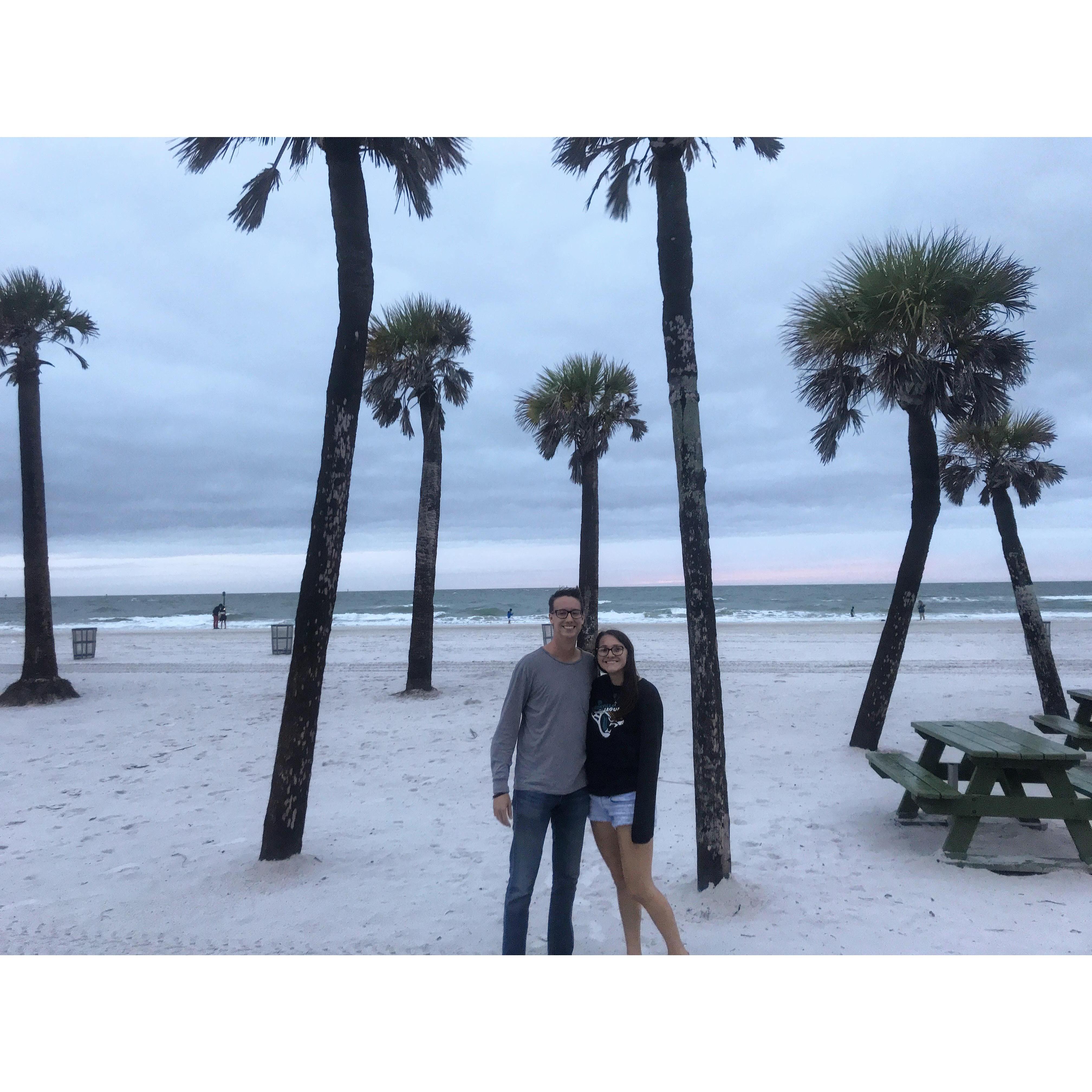 1.4.19
For one of our first dates, we got in the car and drove around exploring without a destination - we ended up in Clearwater Beach, FL.