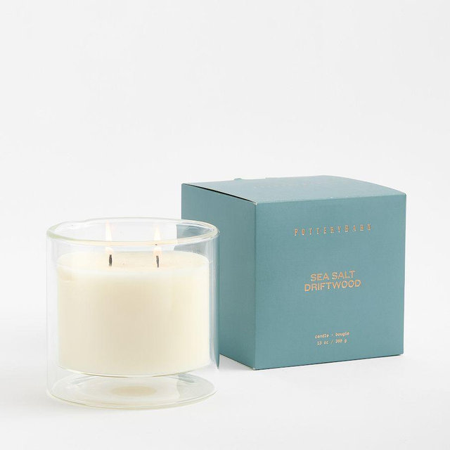 Sea Salt & Driftwood Scent Collection, Medium Candle