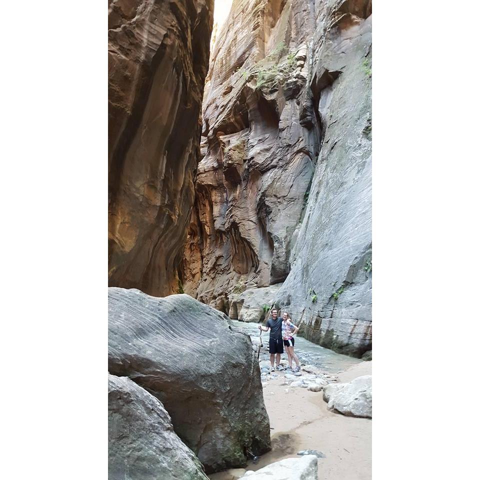 The Narrows, Zion National Park. Our favorite hike ever.