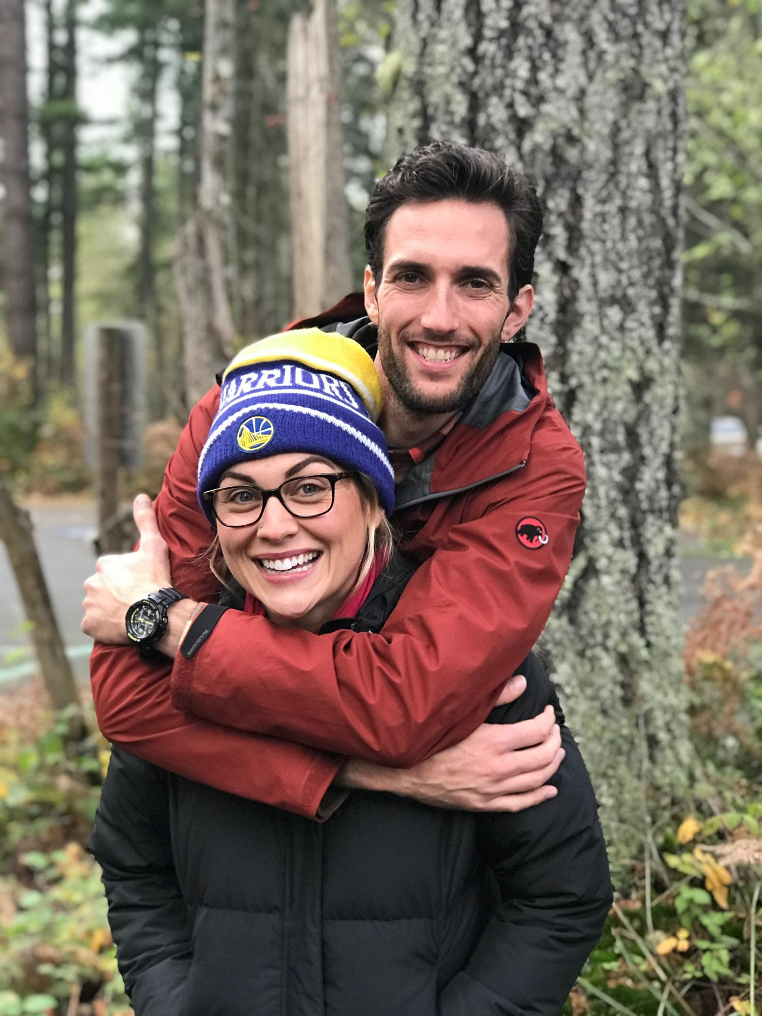 At the wolf sanctuary in Washington