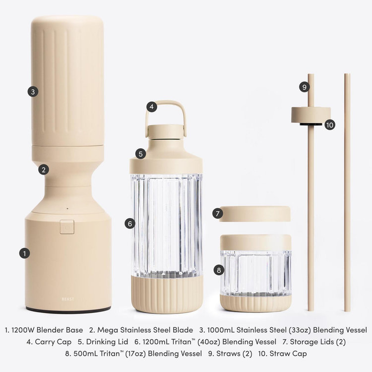 Beast Health®, Mega 1200 Stainless Steel Blender | Zola