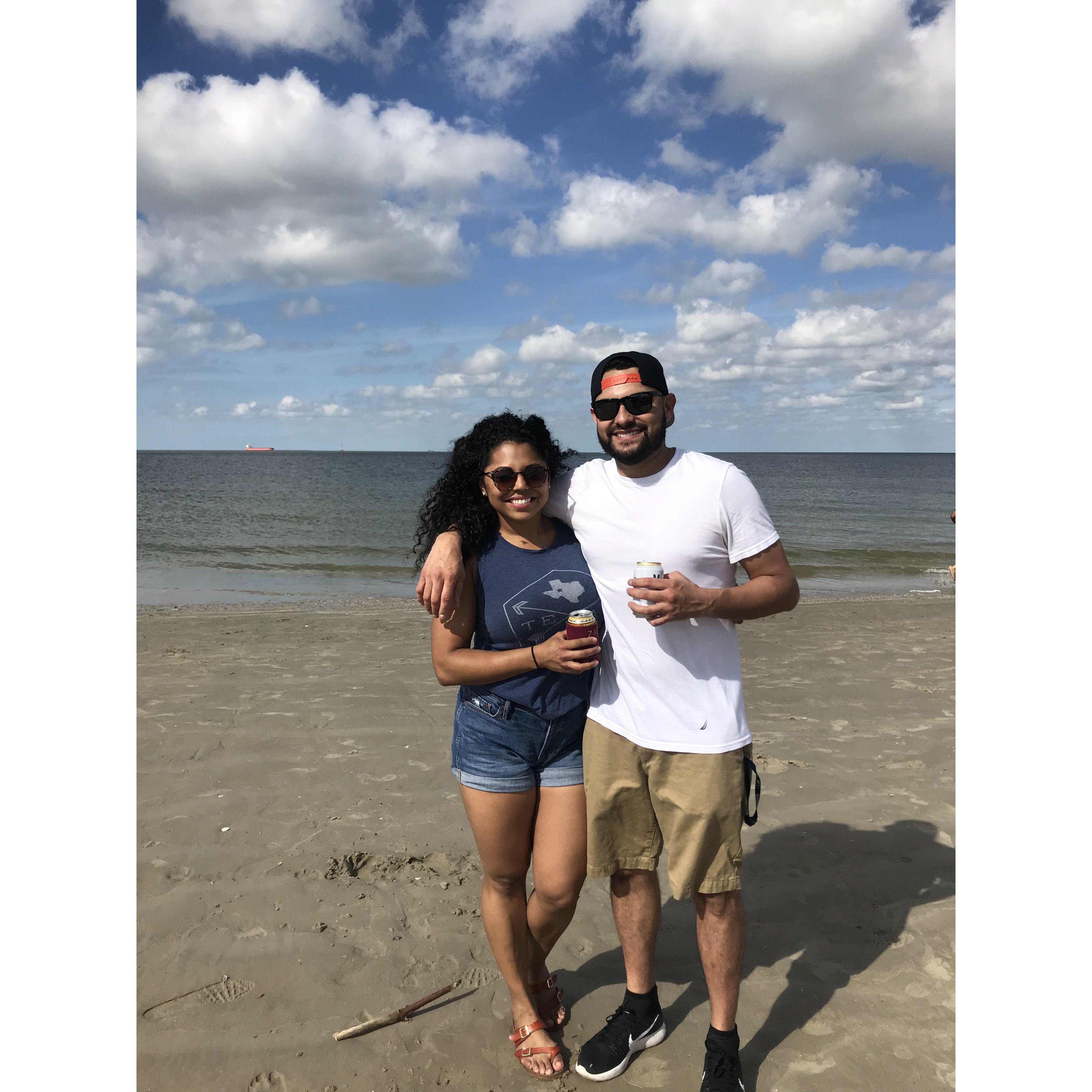 One of first (of many) Galveston trips!