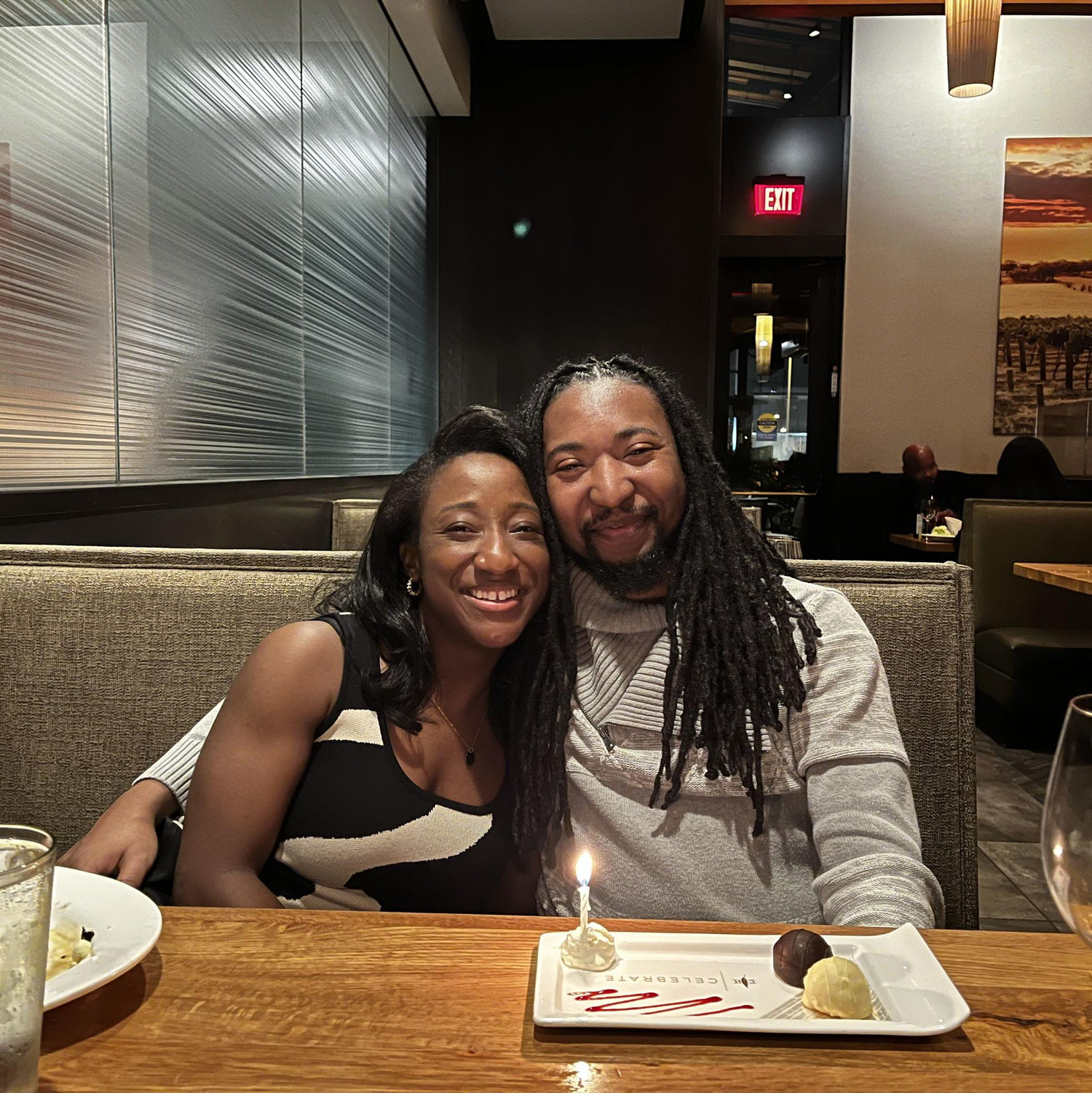 Birthday dinner for Brian