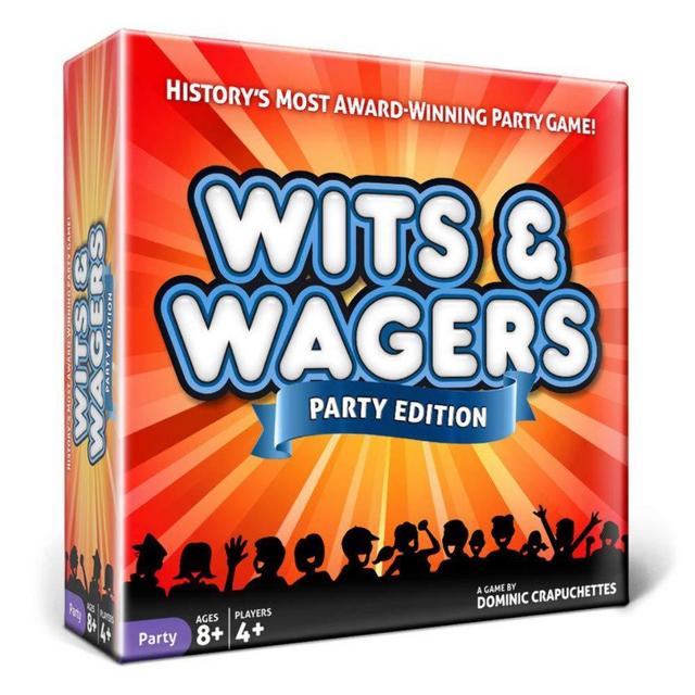 North Star Games Wits Wagers Board Game | Party Edition, Kid Friendly Party Game and Trivia