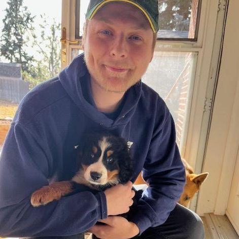 The day we adopted our bernese mountain dog, Fiona! So many amazing moments together.