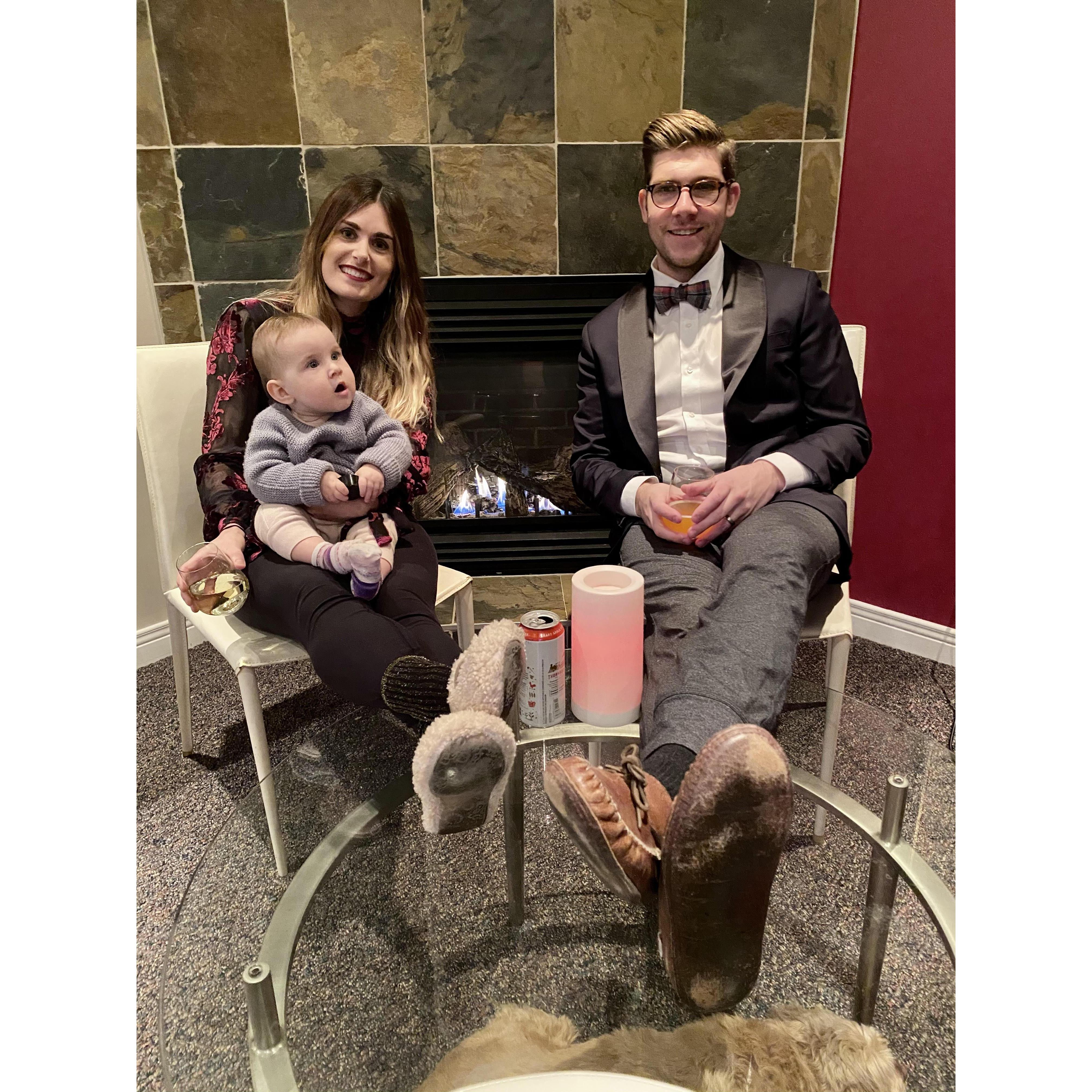 Gen, Steve and baby Olivia in Ottawa
