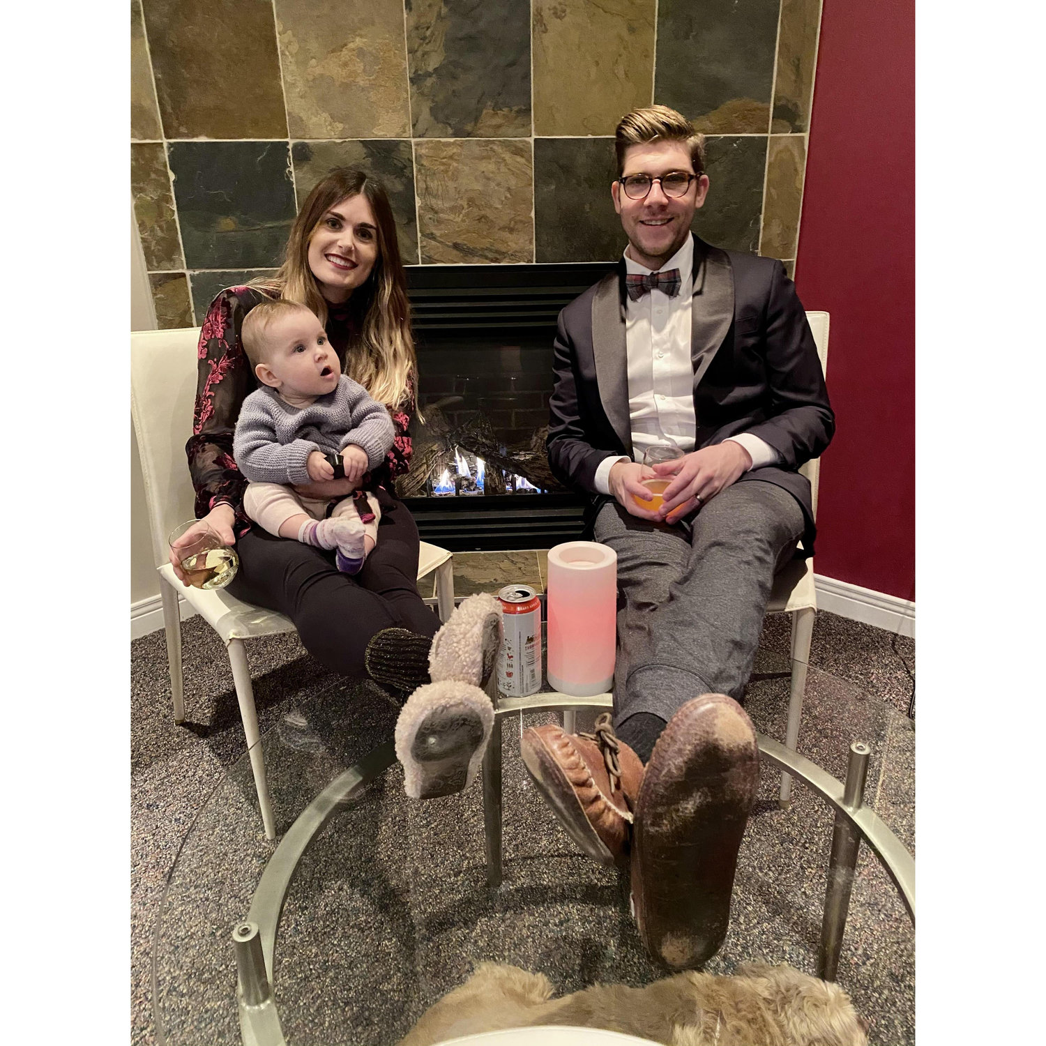 Gen, Steve and baby Olivia in Ottawa