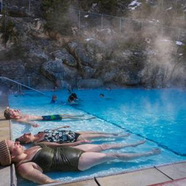 Hotsprings soak Radium Hotsprings