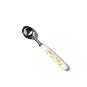 Happy Everything!™ White Stripe Ice Cream Scoop