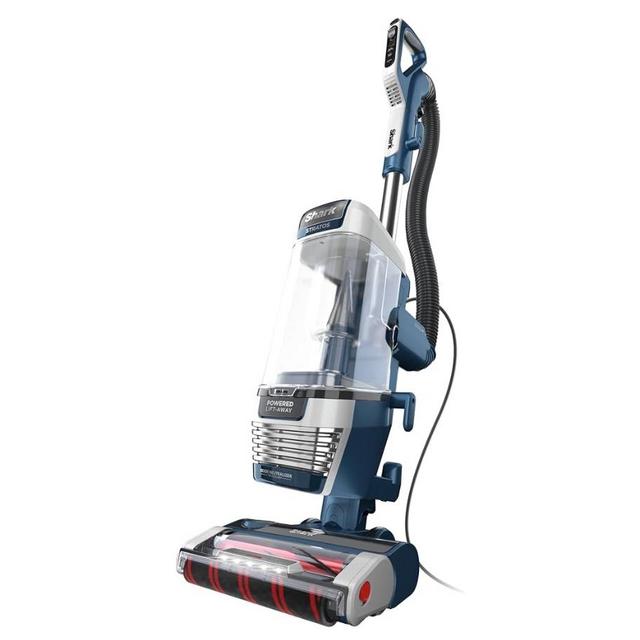 Shark Upright Vacuum, Stratos with DuoClean PowerFins, HairPro, Powered Lift-Away, Self-Cleaning Brushroll, & Odor Neutralizer Technology, Navy, AZ3002