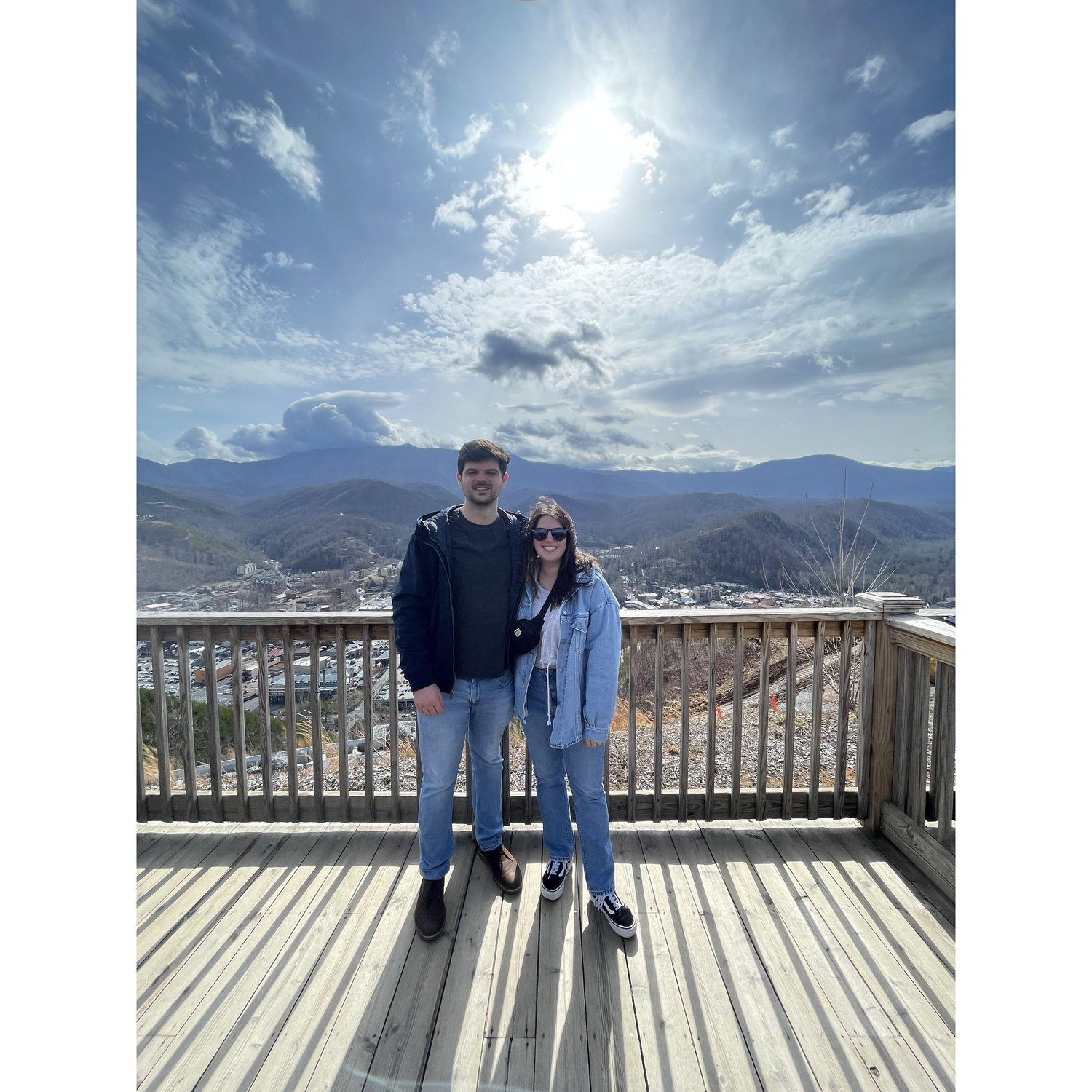 Hanging out at SkyPark in Gatlinburg, Tennessee