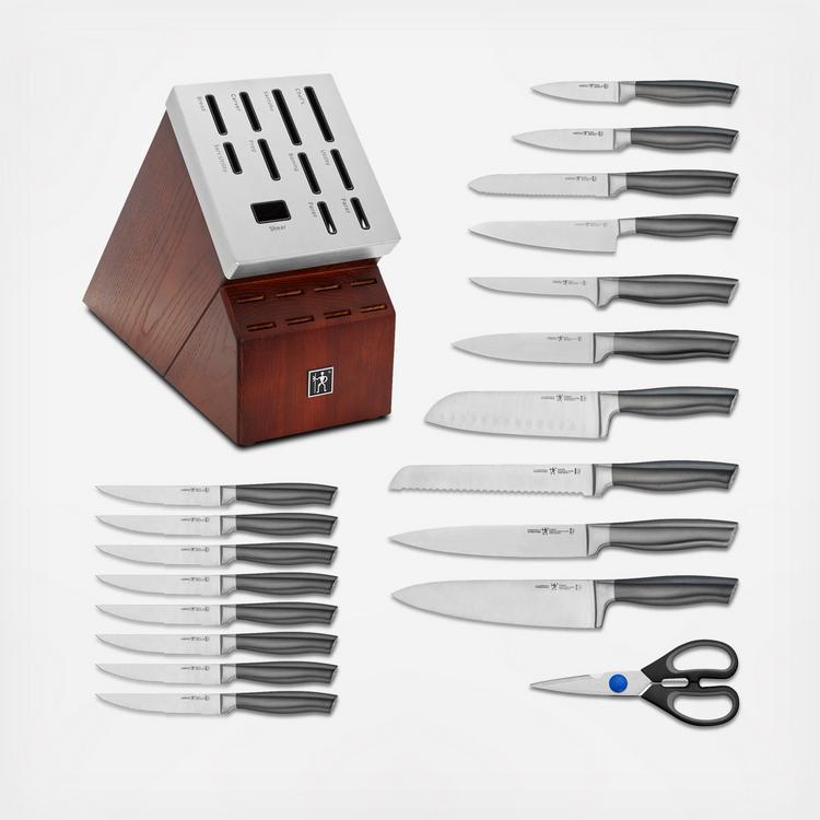 Henckels, Graphite 20-Piece Self-Sharpening Knife Block Set | Zola