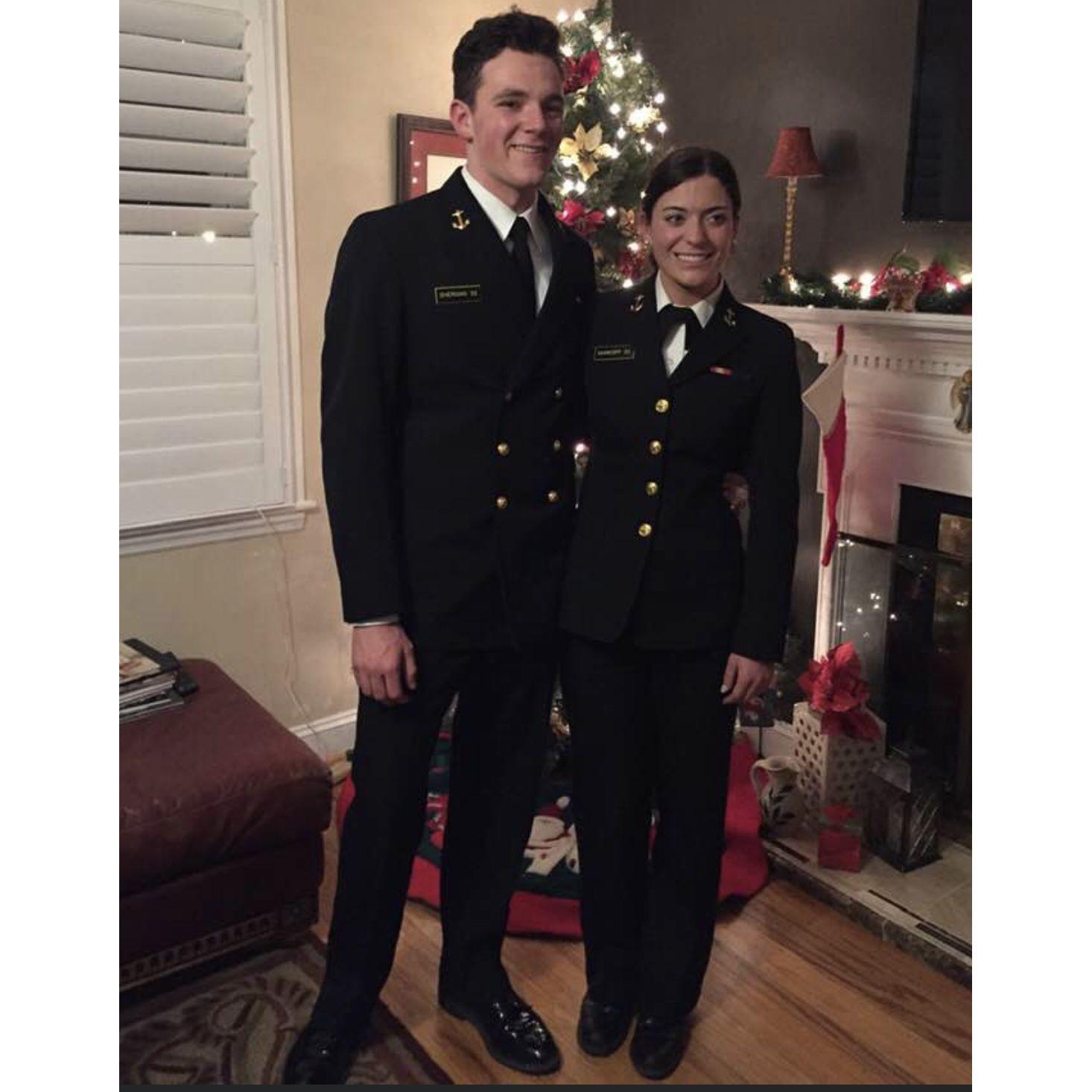 Plebe year after the big Army/Navy game. We won!