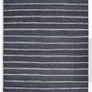 Rain Handwoven Jute Rug - Navy, 5' x 8'