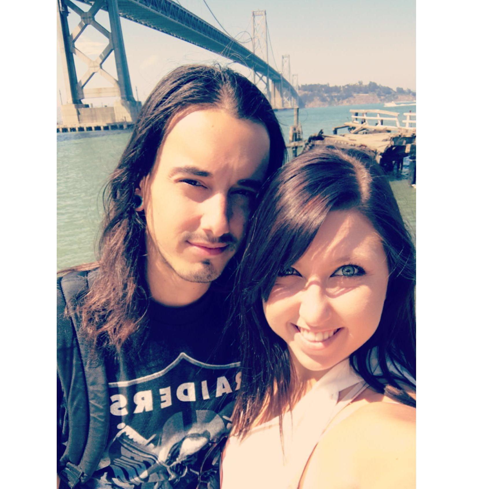 Our first trip to San Francisco. We got Italian Coffee, walked along the Embarcadero, where Brian treated me to an amazing lunch with an amazing view!