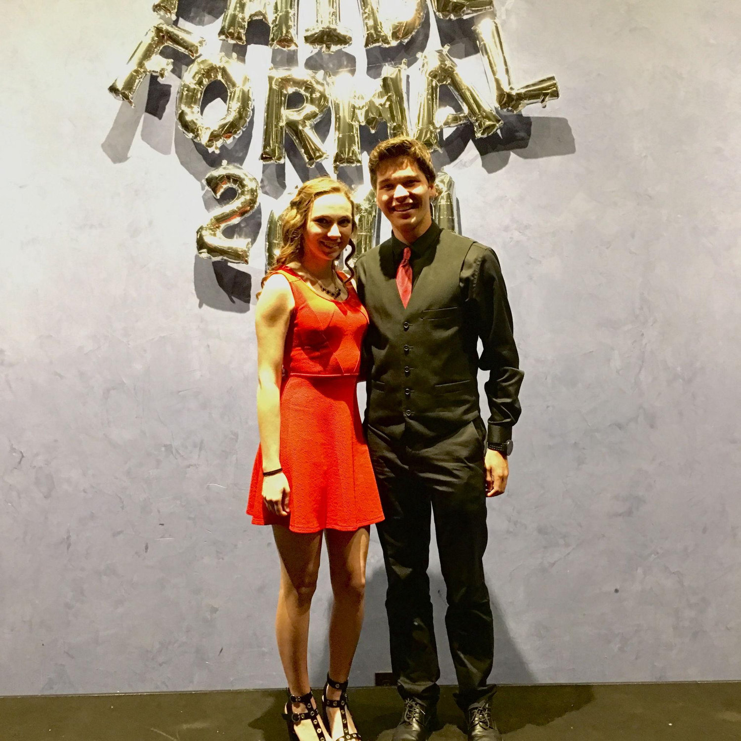 Ryan's Phi Delta Epsilon formal and our first photo together May 6th, 2017