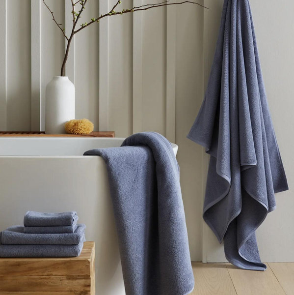Turkish Ribbed Quick Dry Bath Sheet Bundle - Mineral