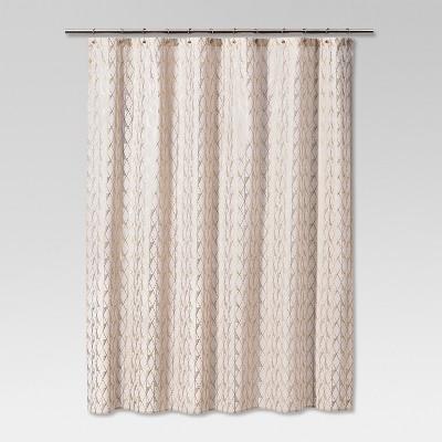 Diamond Shower Curtain Gold/Sour Cream - Project 62™