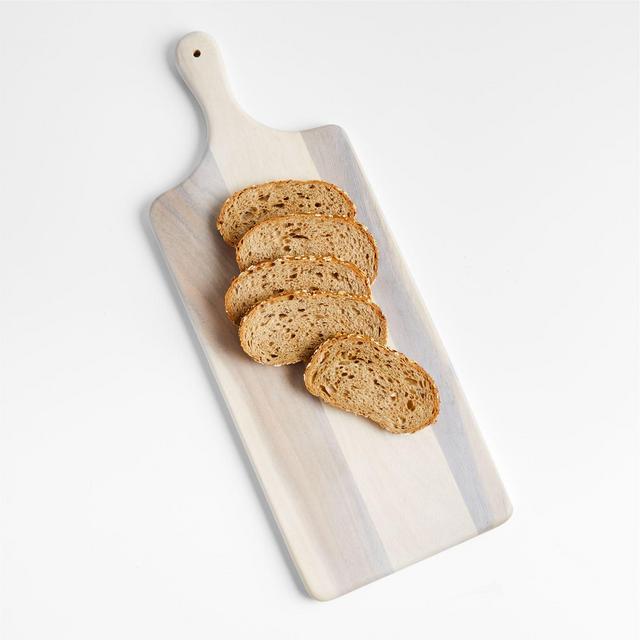 Tondo White-Washed Serving Paddle Board