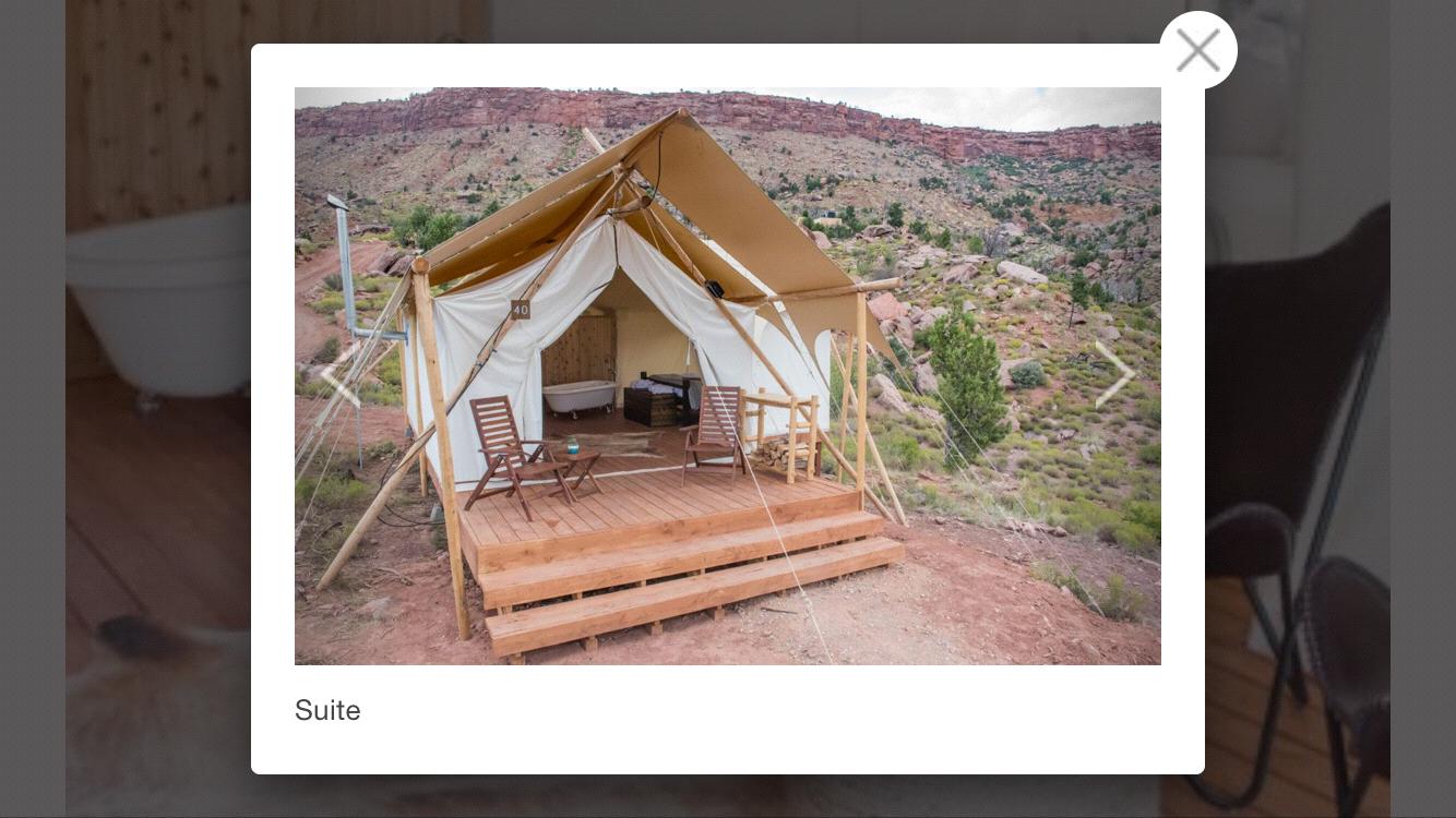 Zion Under Canvas Glamping Tents