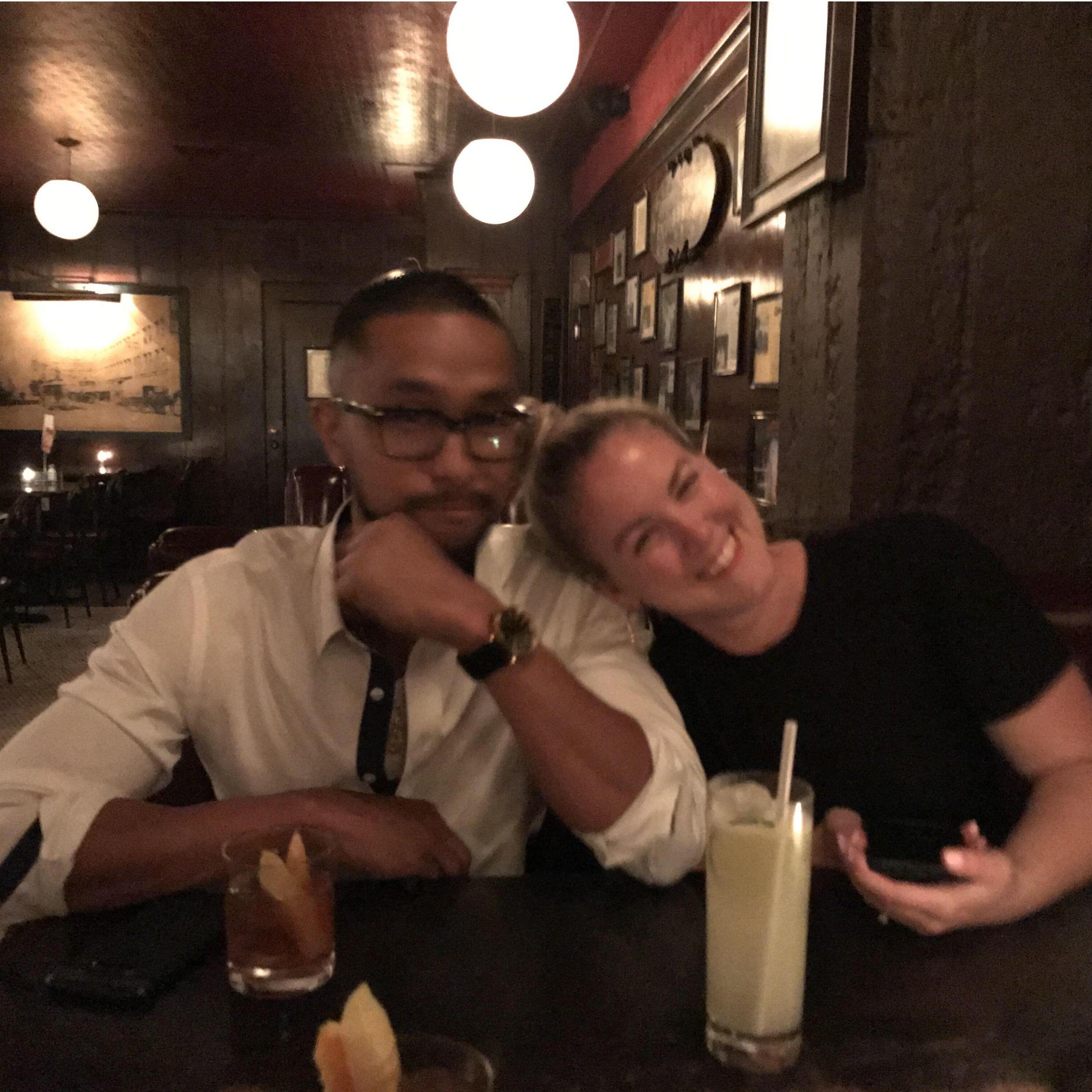Night out in Cali with Shelley... she drank us under the table and made us feel old