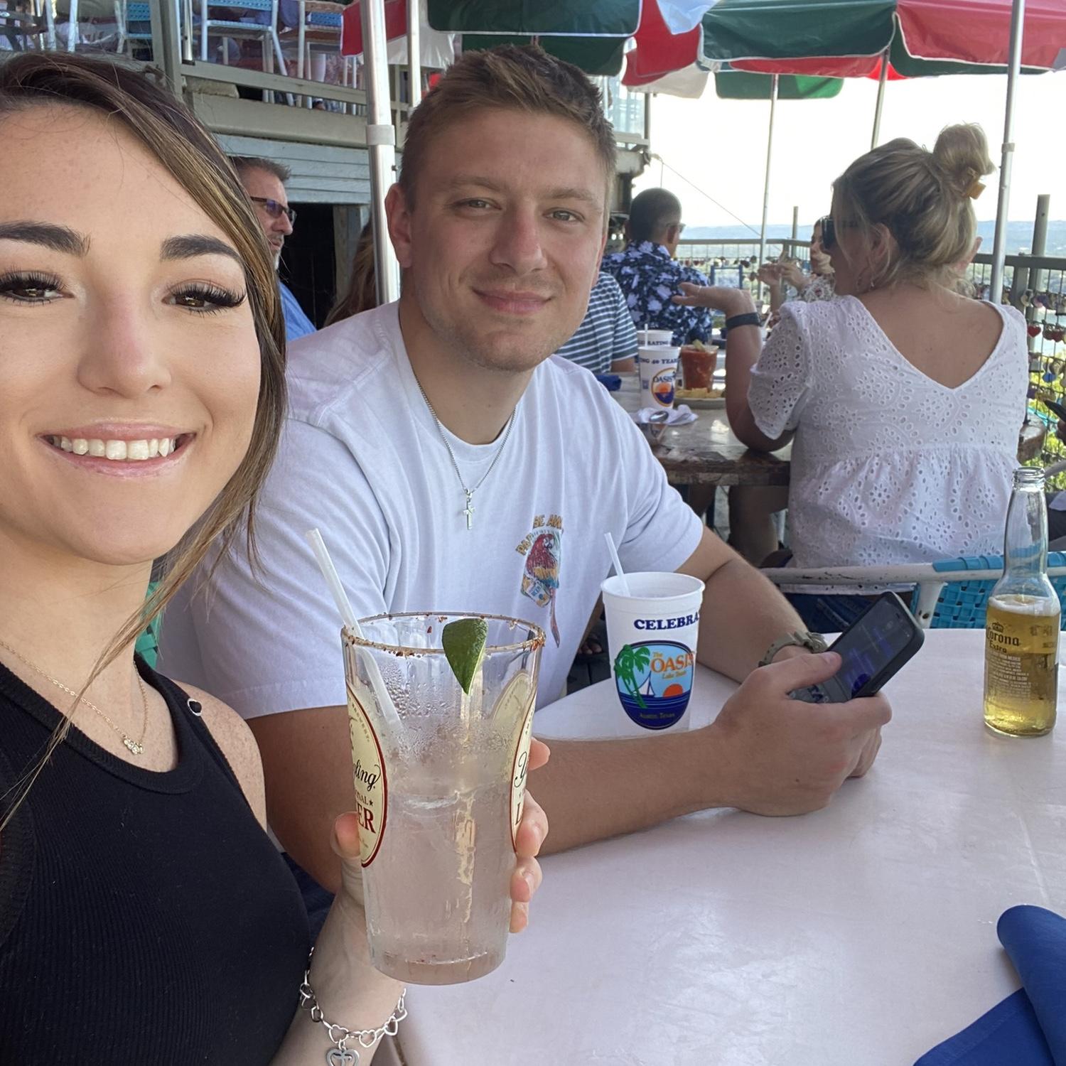 Enjoying our date 🤍😊