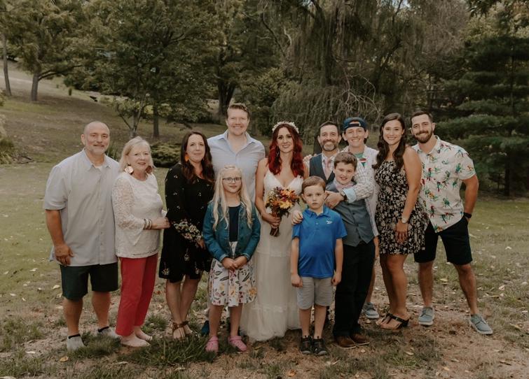Bens family at his brother Patrick & Erin’s wedding!