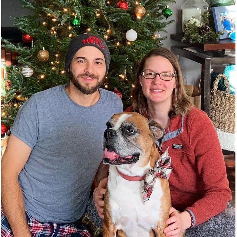 This was the morning after our engagement which was on Christmas Eve 2021!