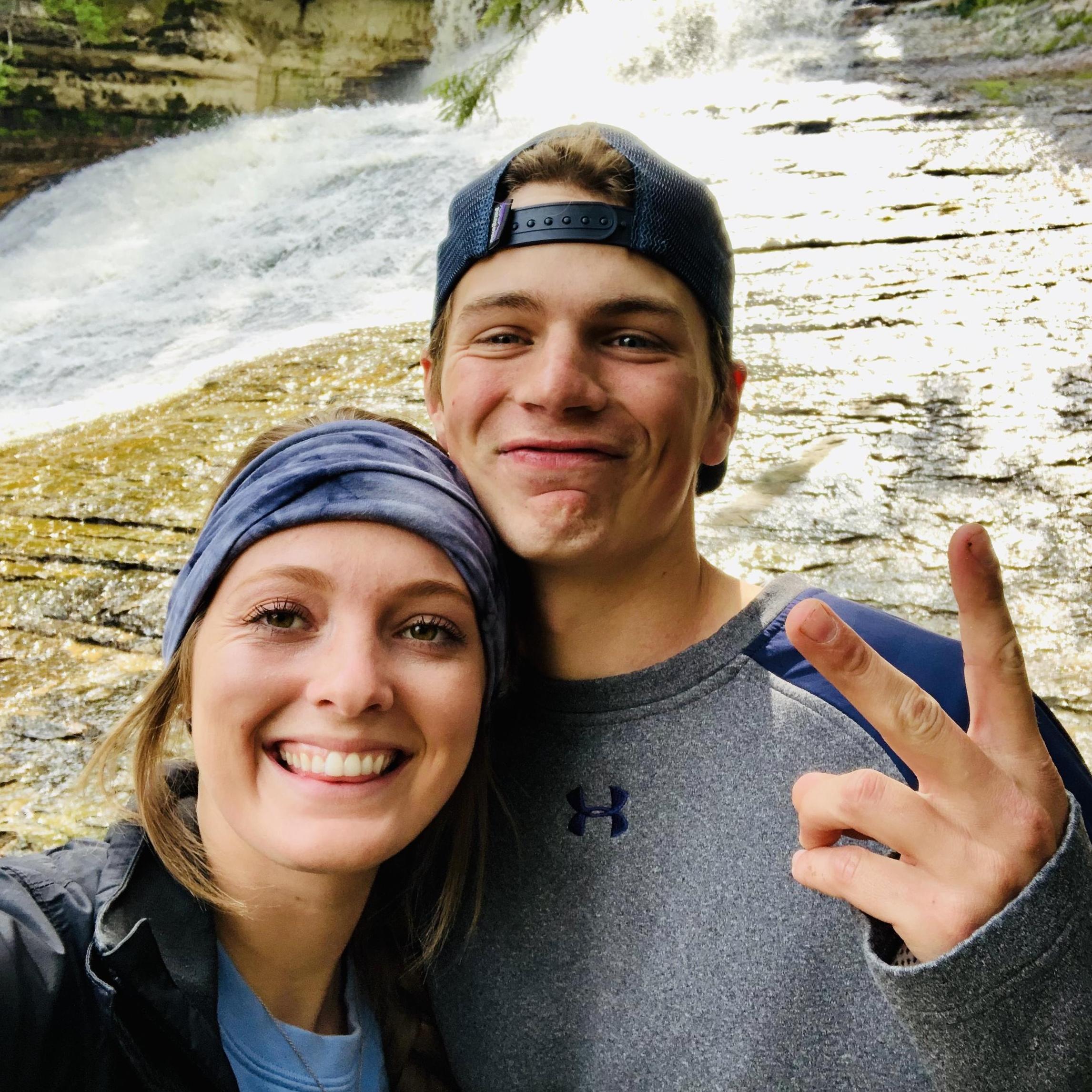 this was taken at laughing whitefish falls in the upper peninsula, 2019