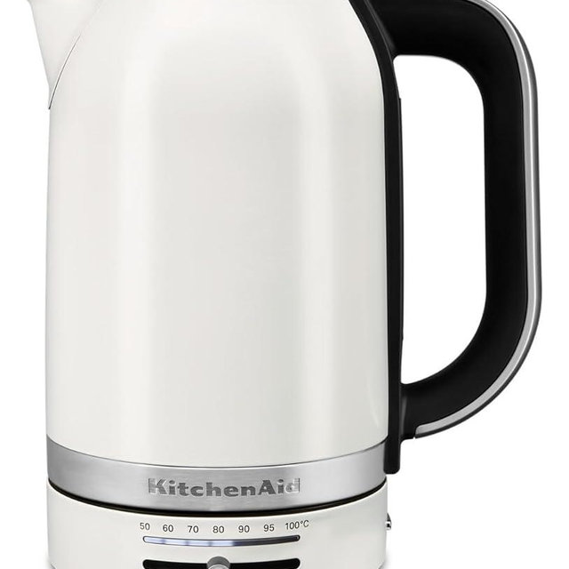 KitchenAid 1.7L Electric Kettle w/Temp Control KEK1701, Porcelain White