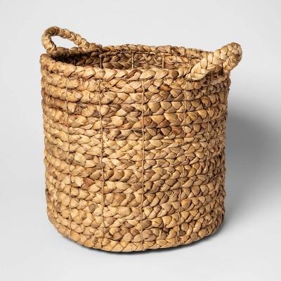 Mdesign Seagrass Woven Cube Bin Basket Organizer, Handles, 6 Pack -  Natural/tan : Target