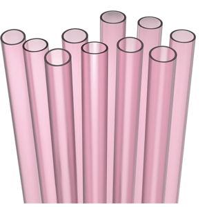10 Reusable Hard Plastic Drinking Straws