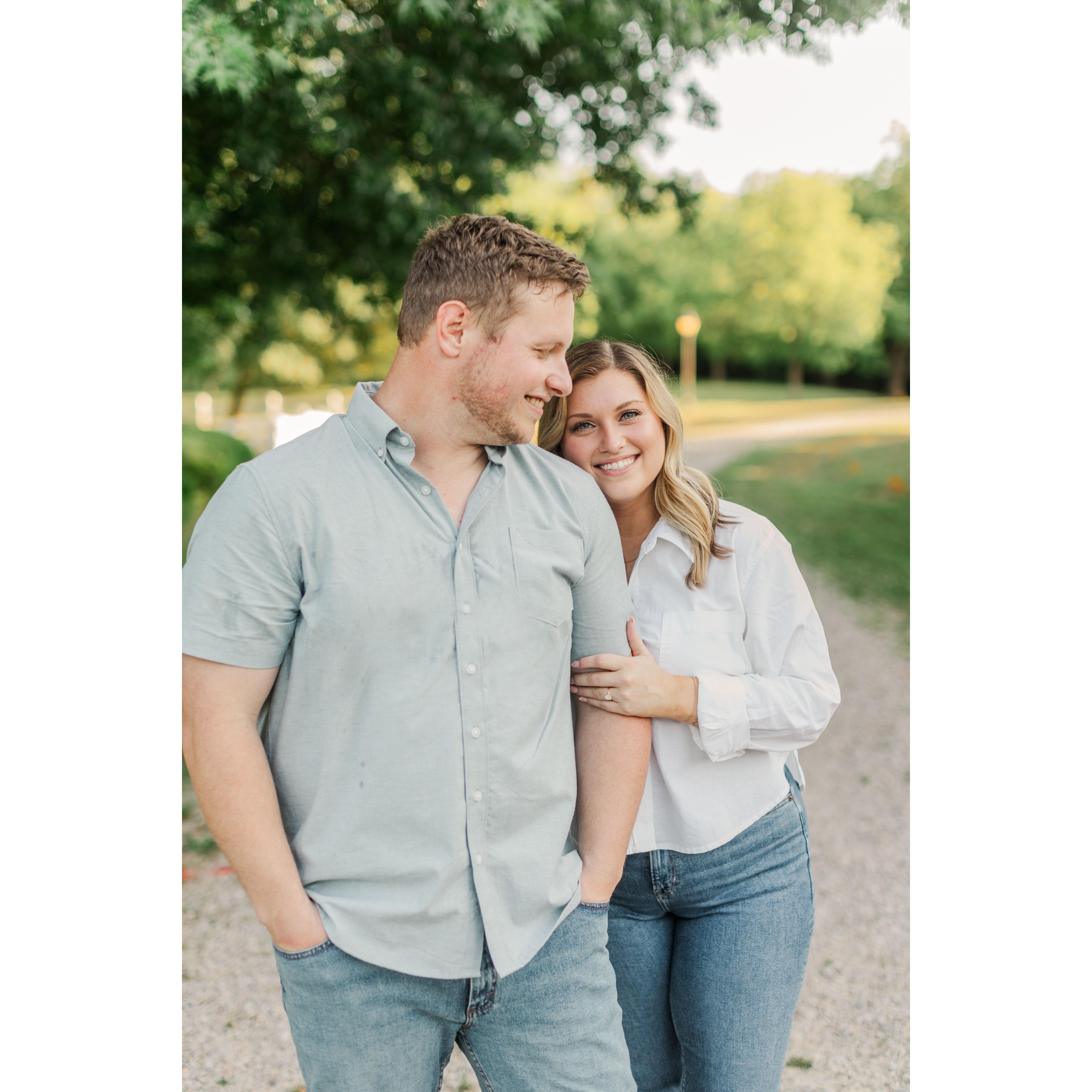 Engagement session captured by Amanda Nicole Photography