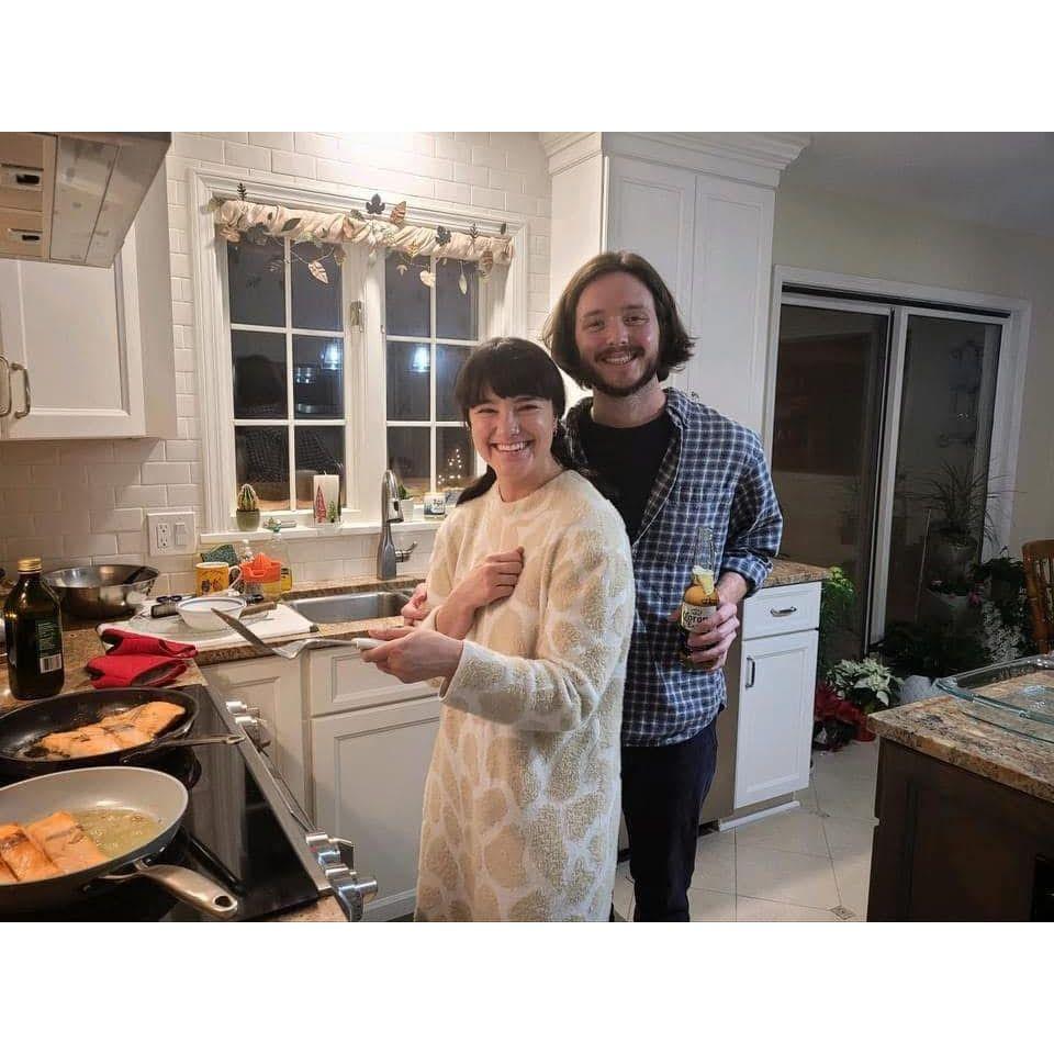 Our first Christmas together in Fairport.