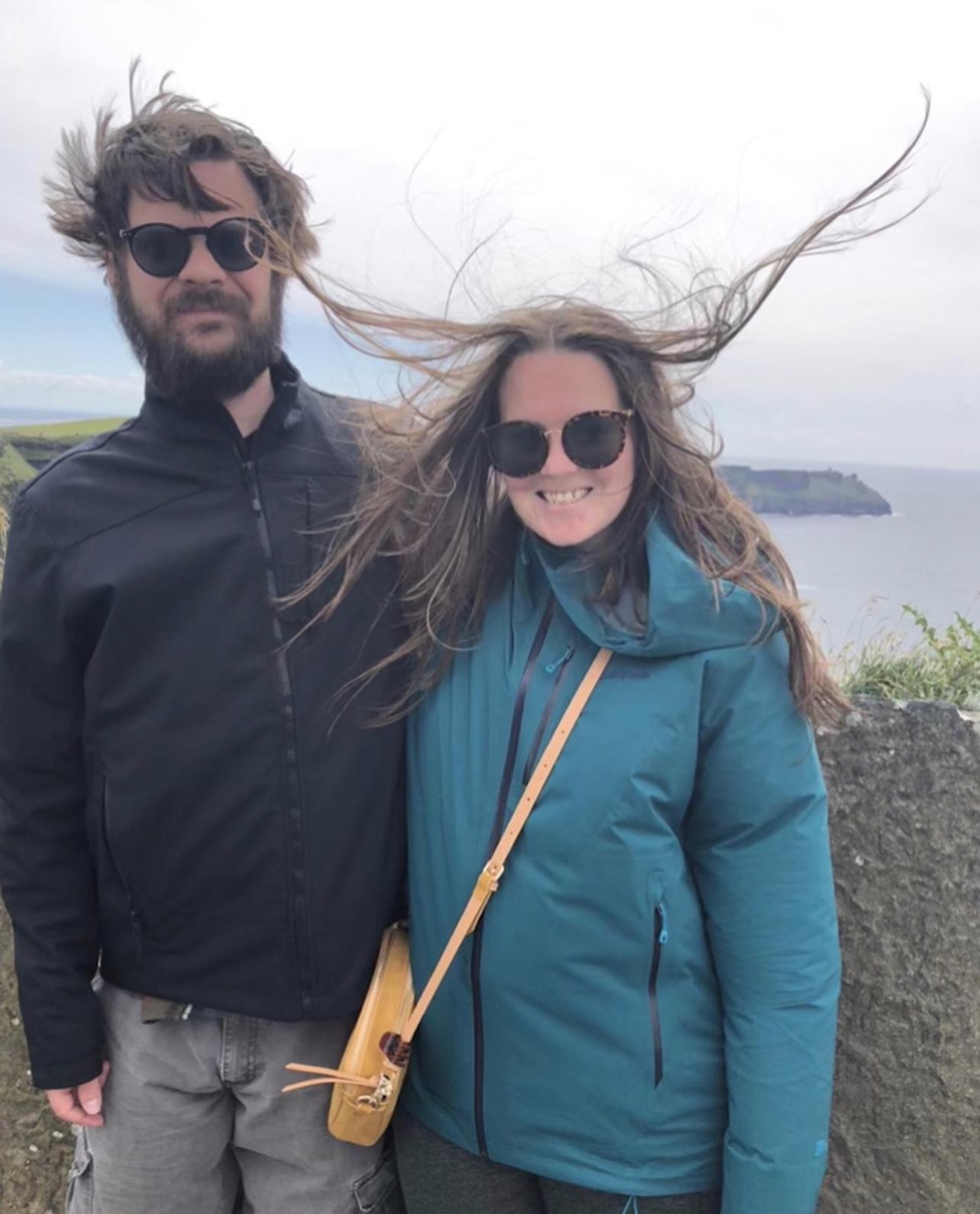 Windy at the Cliffs of Moher!