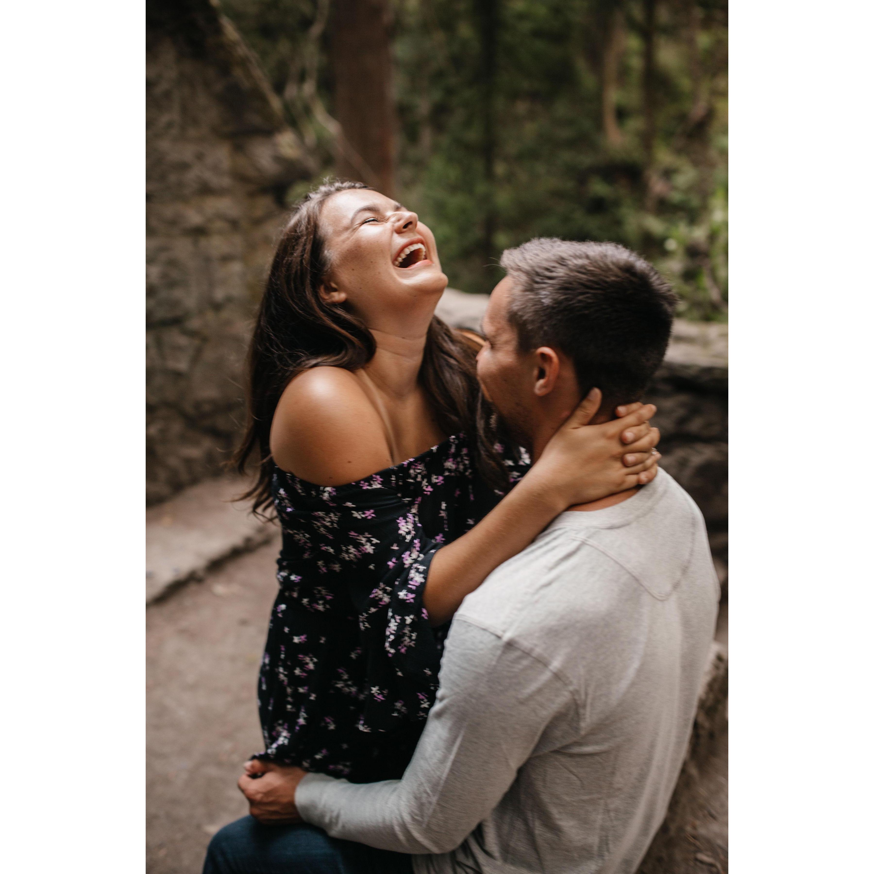 Always laughing