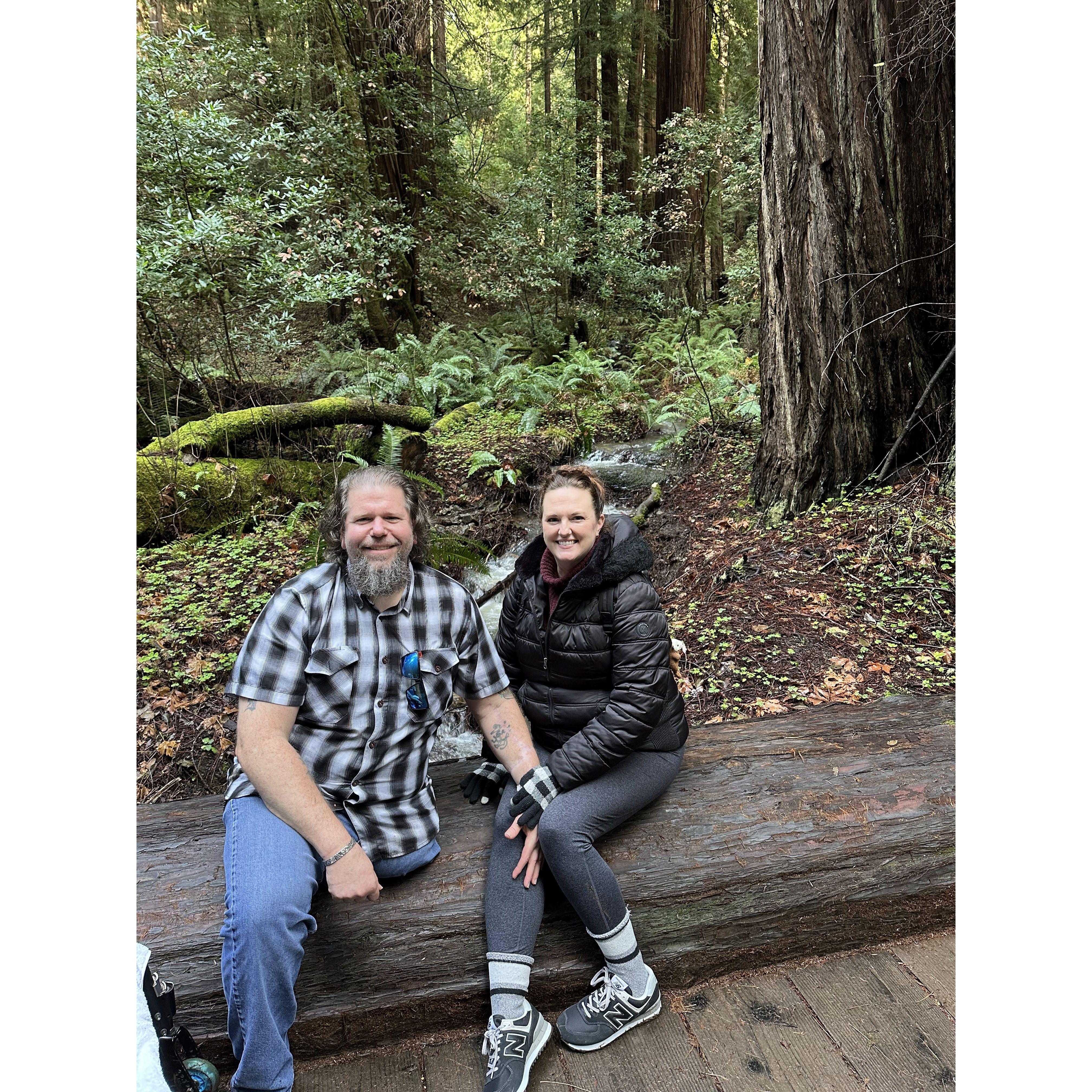 Our first time to Muir Woods, December 2024.