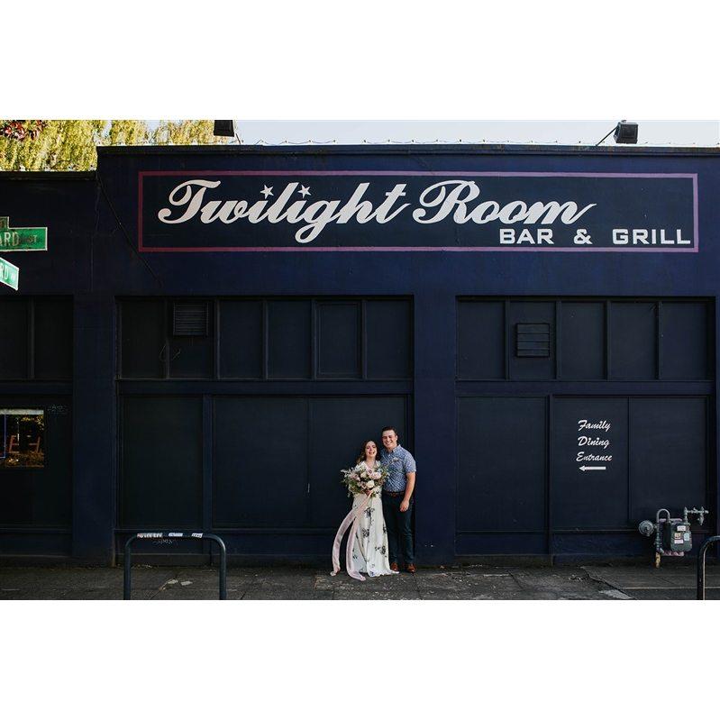 The location of our first kiss and now 2 blocks from our house. 