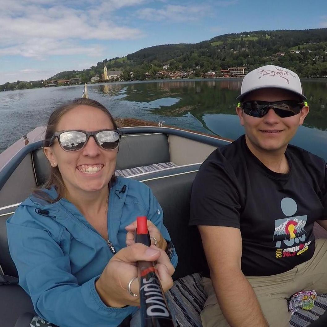Cruising around Schliersee lake in Germany