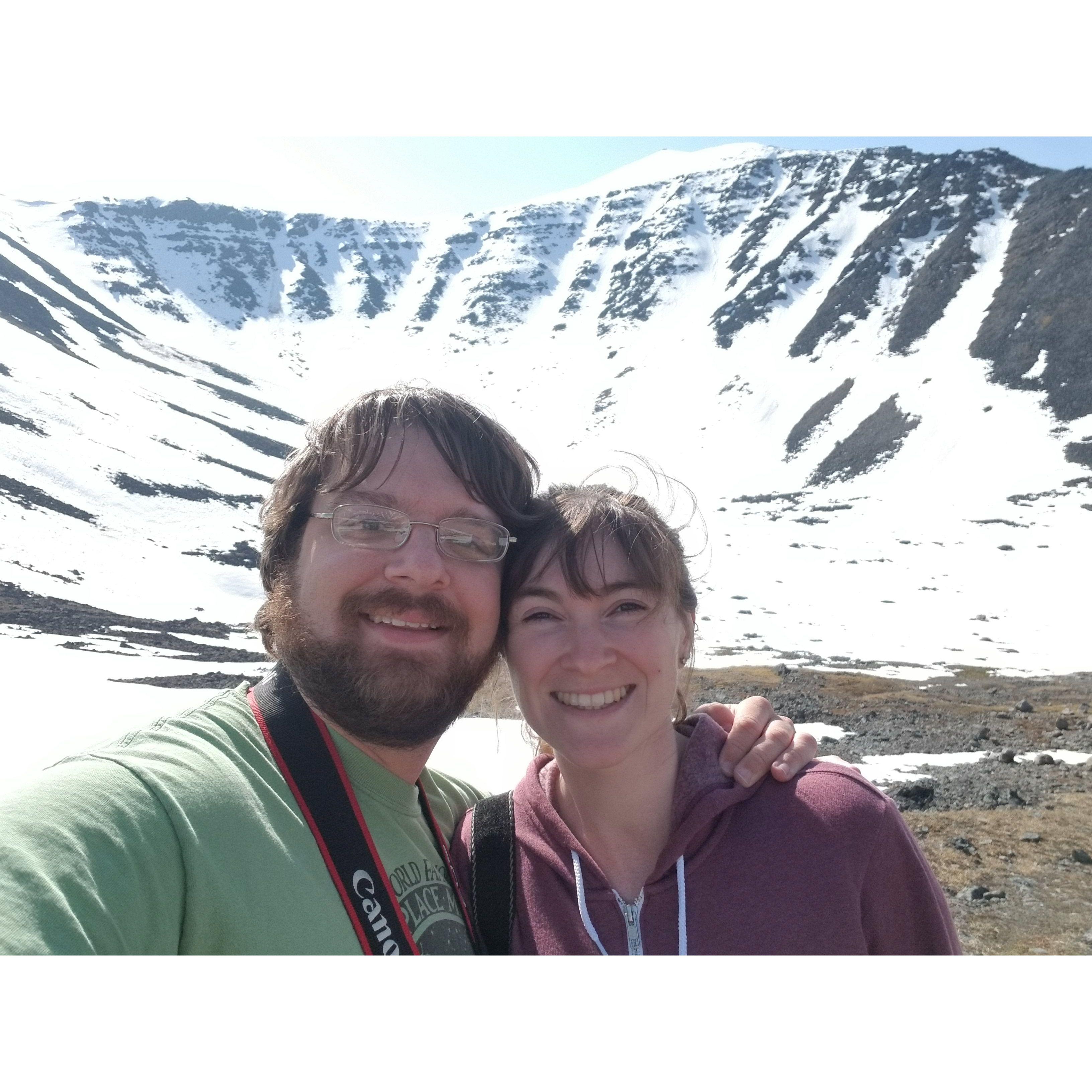 Traveling over the Brooks Mountain Range, Alaska, June 2022